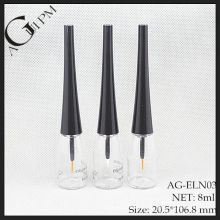 NET 8ml plástico especial forma delineador tubo/Eyeliner recipiente AG-ELN03, embalagens de cosméticos do AGPM, cores/logotipo personalizado